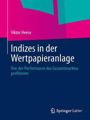 cover image of Indizes in der Wertpapieranlage